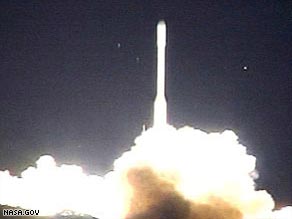 NASA launches a rocket from California's Vandenberg Air Force Base on Tuesday.