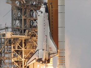 A seven-member crew aboard space shuttle Atlantis is headed to the Hubble Space Telescope to make repairs.