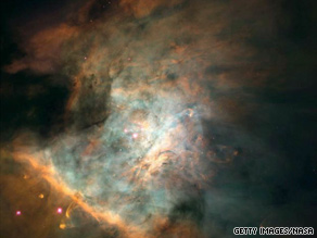 A star in the Orion constellation, near the nebula shown here, is thought to be shrinking.