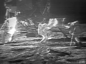 NASA hired a digital restoration firm to improve video showing astronauts taking first steps on the moon.