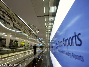 Dubai International Airport's Terminal 3 opened in October 2008 aiming to increase the number of passengers to 60 million in 2010.