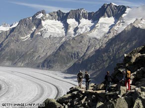 Glaciers in the European Alps may melt as soon as 2050, some scientists say.