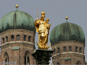 If the hat fits... People wearing traditional garb goes into overdrive during the annual Oktoberfest.
