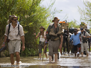 The group traveled 970 miles across Tanzania, through jungle, mountains, rivers and swamps.