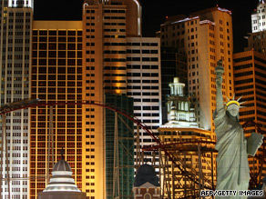 Las Vegas' convention business has been hurt by its image as a lavish destination.