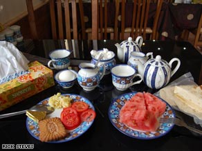 At Iranian restaurants, a box of Kleenex is always on the table, the bread is bagged to keep out dust and juicy watermelon graces every meal.