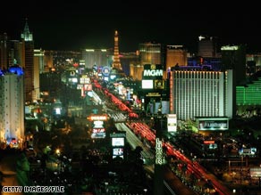 About 37.5 million people visited Las Vegas in 2008, down 4.5 percent from the year before.