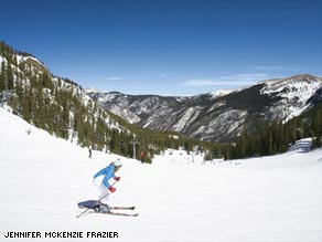 Taos Ski Valley usually has the best snow in the state.
