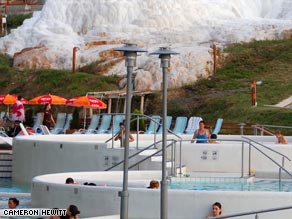 The new Salt Hill Thermal Spa complex outside of Eger, Hungary, offers a fun watery getaway.