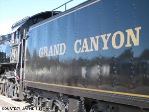 The trip takes 2 hours and 15 minutes each way. The train runs every day except December 24 and 25.