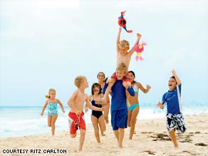 Kids enjoy programs tailored to them at the Ritz-Carlton in Cancun.