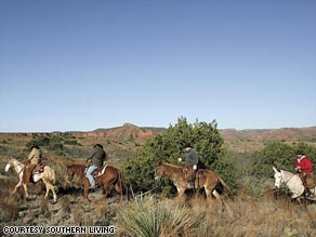Caprock Canyons is about 100 miles southeast of Amarillo.