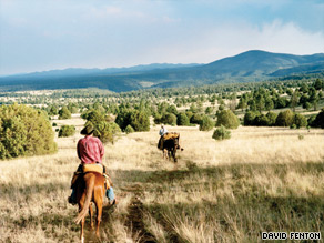 Backpackers can hire guides and wranglers who also prepare meals.