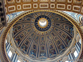 Standing beneath St. Peter's dome in The Vatican is one of Europe's great spiritual experiences.