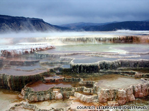 Yellowstone National Park preserves an enormous natural bounty, including 10,000 hot springs and 300 geysers.