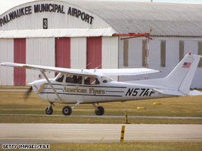 A small Cessna aircraft was stolen from a flight school in Thunder Bay, Canada.