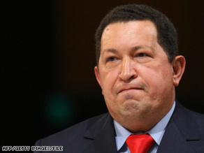 Venezuelan President Hugo Chavez used the Earth Day celebration to announce the transfer of Petty's Island.