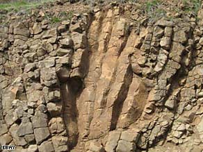 Paul Grayhek says the "Hand of God" appeared in his backyard in March.