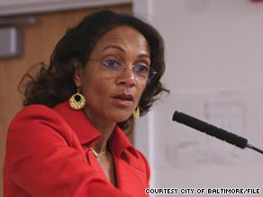 Baltimore Mayor Sheila Dixon, shown in April, once worked in a city jobs program as a youth.