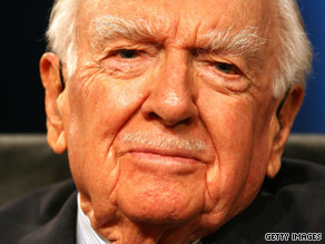 Walter Cronkite, former CBS anchor known as "Uncle Walter," has died.