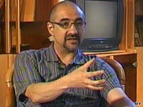 Kian Tajbakhsh, in an image taken from an interview on Iranian state TV in 2007.