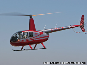 The Robinson R44 helicopter that crashed is similar to the one pictured here.