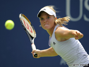 Melanie Oudin of Mariettta, Georgia, has become the talk of the U.S. Open.