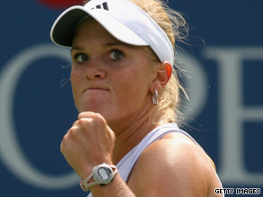 Melanie Oudin plays in the quarterfinals of the U.S. Open tennis championship Wednesday evening.