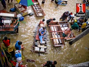 iReporter Doranne Lim chronicles the flooding from Typhoon Ketsana in Pasig City, Philippines.