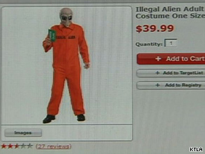 Despite the controversy, some stores say the "Illegal Alien" costumes have been a hit.