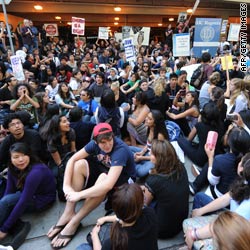 Students avoid arrest, surrender occupied building