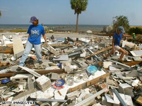 Officials are worried that Texans did not heed storm surge warnings for Hurricane Ike last year.