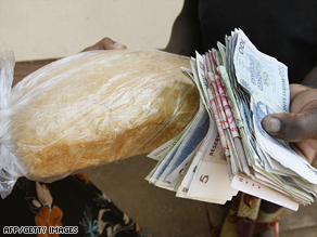 Zimbabwe's dollar is virtually worthless with foreign currency now being used to purchase basic items.