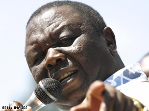 Zimbabwe PM Morgan Tsvangirai said that the country will have to get help from the international community.