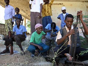 Violence continued this week in Mogadishu between Somali Islamist fighters and African Union soldiers.