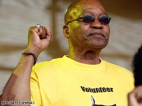 Jacob Zuma president of the ANC