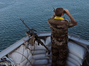 Somalia's prime minister says the international naval patrols are having little effect on the piracy problem.