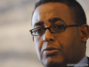 Omar Abdirashid Ali Sharmarke said the government will hold Hizbul Islam responsible for the safety of both men.