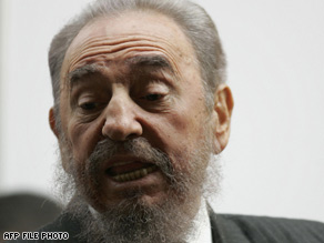 Fidel Castro, seen here in July 2006, praised Barack Obama in his essay.