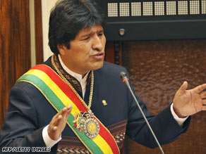 The new constitution would eliminate term limits and allow President Evo Morales to run again for president.