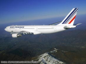 The incident involves an Air France Airbus A330-200.