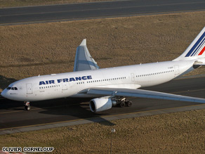 The Airbus 330 went missing over the Atlantic early Monday on the way from Brazil to France.