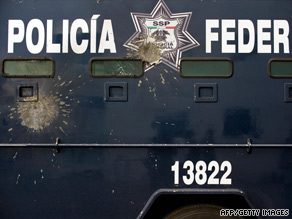 Drug violence is up in Michoacan state, shown by recent attacks on police in at least a half-dozen cities.
