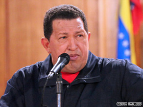 President Hugo Chavez says Venezuela has increased success in the drug fight since ousting the DEA in '05.