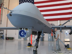 The aftermath of a suspected U.S. drone airstrike in Pakistan's Northwestern Bannu district in  November 2008.