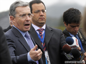 Colombian President Alvaro Uribe retains high approval ratings, and no serious challenger has emerged.