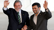 Ahmadinejad visits Brazil