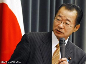 Japan's Chief Cabinet Secretary Takeo Kawamura says it has the right to shoot down the satellite.