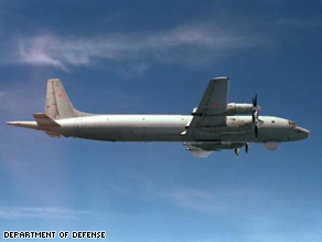 Two Russian Ilyushin IL-38 maritime patrol aircraft flew only 500 feet above a U.S. aircraft carrier.