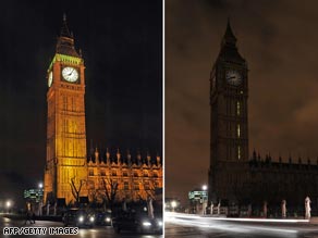 Lights go out across planet for Earth Hour